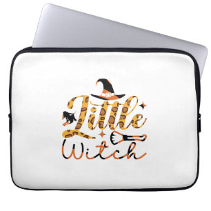 Halloween kleine Hexe Geburtstag Laptopschutzhülle