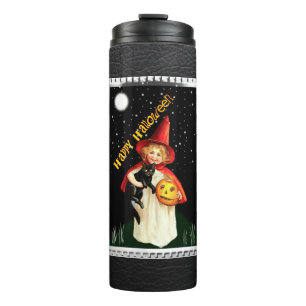 Halloween Kleine Hexe Thermosbecher