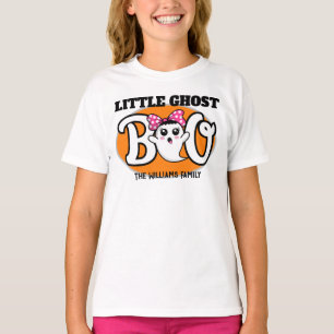 Halloween Kleiner Geist Boo Junge Familie Matching T-Shirt
