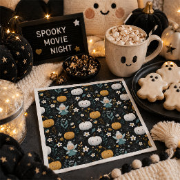 Halloween Kleiner Kürbis Fee Süße Babyparty Serviette