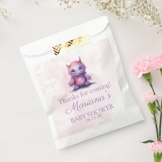 Halloween Kleines Monster Girl Babydusche Geschenktütchen (Versiegelt)