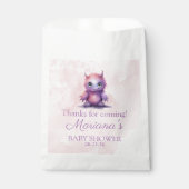 Halloween Kleines Monster Girl Babydusche Geschenktütchen (Vorderseite)