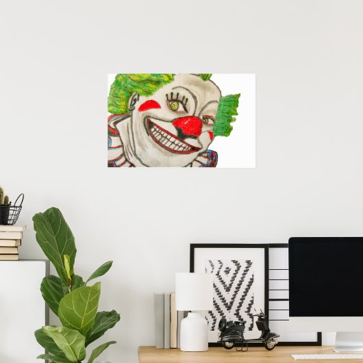 HALLOWEEN KLOWN PATHOLOGICAL PATTY POSTER (Heimbüro)