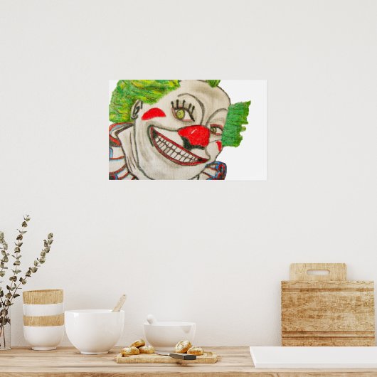 HALLOWEEN KLOWN PATHOLOGICAL PATTY POSTER (Küche)