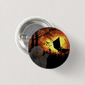 Halloween-Knopf Button (Vorne & Hinten)