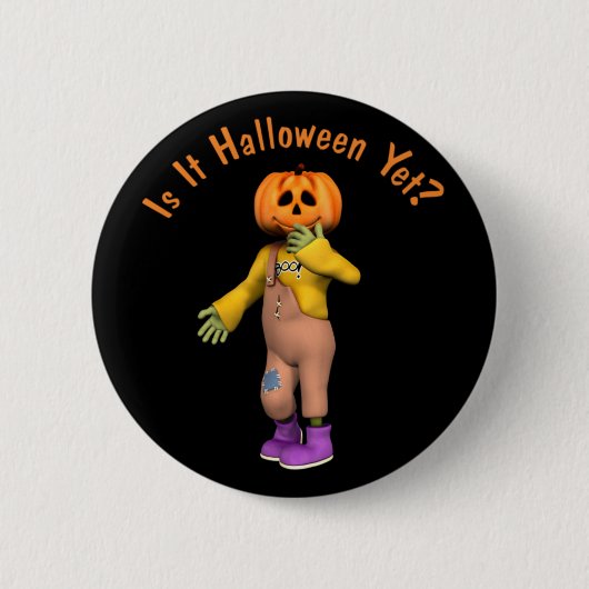 Halloween-Knopf Button (Vorderseite)