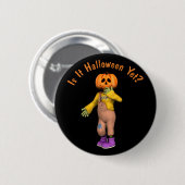Halloween-Knopf Button (Vorne & Hinten)