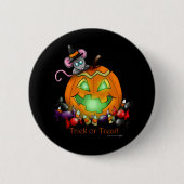 Halloween-Knopf Button (Vorderseite)