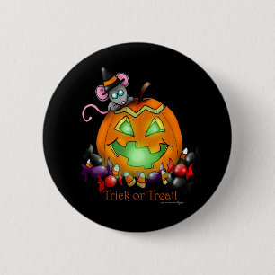 Halloween-Knopf Button