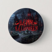 Halloween Knopf Pin Button (Vorderseite)