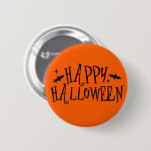 Halloween-Knopfflasche Button (Vorne & Hinten)