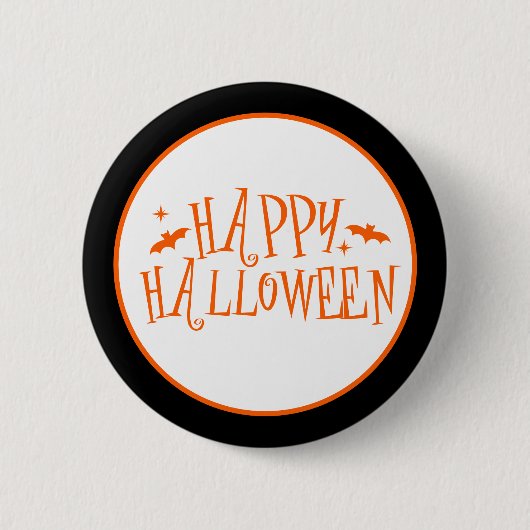 Halloween-Knopfflasche Button (Vorderseite)