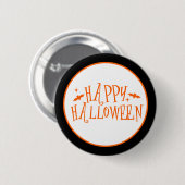 Halloween-Knopfflasche Button (Vorne & Hinten)