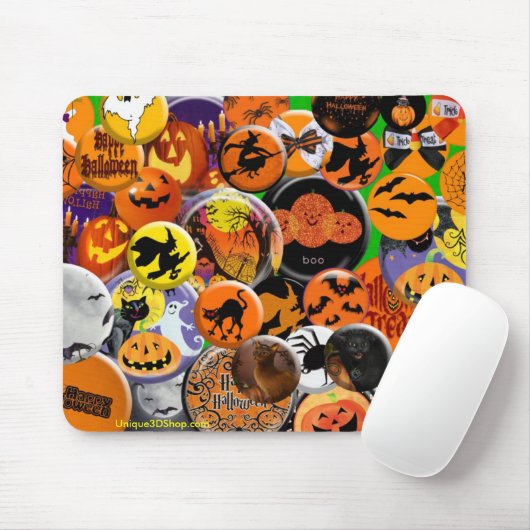 Halloween knöpft Mousepad (Mit Mouse)