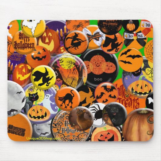 Halloween knöpft Mousepad (Vorne)