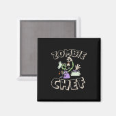 Halloween-Koch Magnet (Vorderseite/Rückseite)