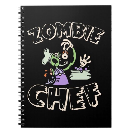 Halloween-Koch Notizblock (Vorderseite)
