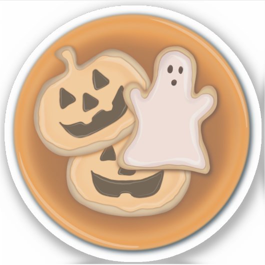 Halloween-Kochplatte Aufkleber (Vorderseite)