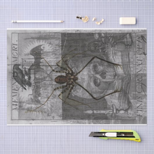 Halloween-Kollage Seidenpapier (Handwerk)