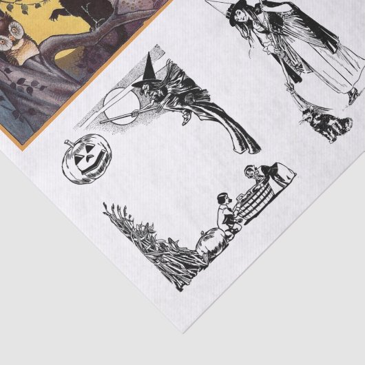 Halloween-Kollektion Seidenpapier (Ausschnitt)
