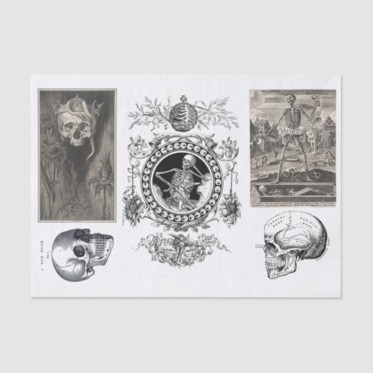 Halloween-Kollektion Seidenpapier (Vorderseite)