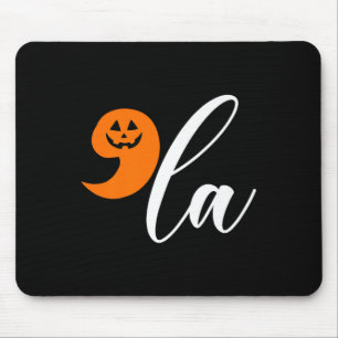 Halloween Komma La Lustiger Kürbis Kamala Harris V Mousepad