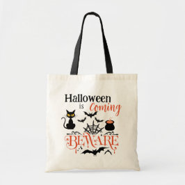 Halloween kommt Beware Tote Bag Tragetasche