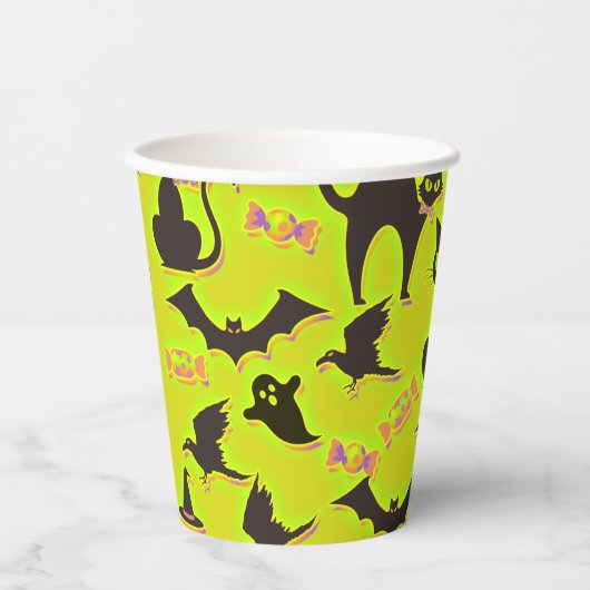 Halloween kommt pappbecher (Vorderseite)