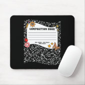 Halloween-Kompositionen-Notebook-Funny-Lehrer Mousepad (Mit Mouse)