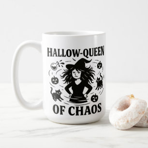 Halloween-Königin des Chaos – Halloween Kaffeetasse