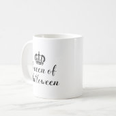 Halloween-Königin Kaffeetasse (Vorderseite Links)