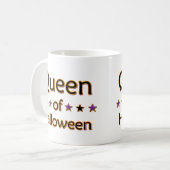 Halloween-Königin Kaffeetasse (Vorderseite Links)