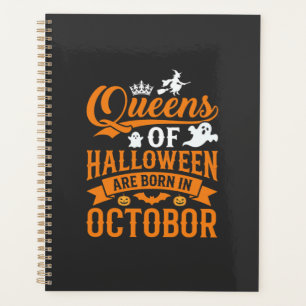 Halloween Königinnen im Oktober geboren Vintage-Ty Planer
