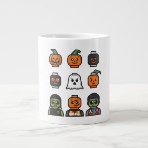 Halloween-Kopf-Monster-Tasse Jumbo-Tasse
