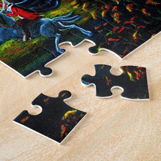 Halloween, kopflos, der Reiter, schläfrig, Puzzle (Seite)