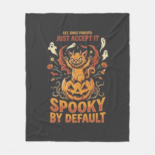 Halloween-Kostenum Chaos Fleecedecke (Vorderseite)