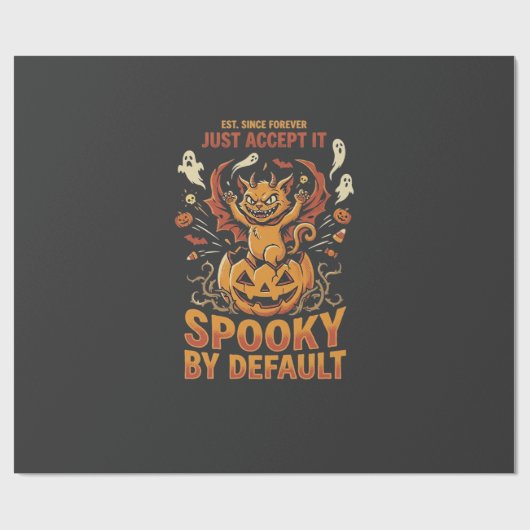 Halloween-Kostenum Chaos Geschenkpapier (Flach)