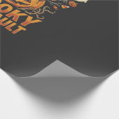Halloween-Kostenum Chaos Geschenkpapier (Ecke)