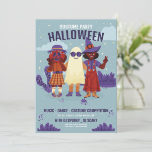 Halloween-Kostenüm-Party, Halloween-Nacht Einladung