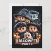Halloween-Kostenümfest Einladung (Vorderseite)