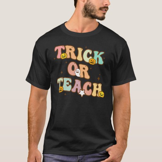 Halloween-Kostüm 20 von Trick oder Teach Groovy Te T-Shirt (Vorderseite)