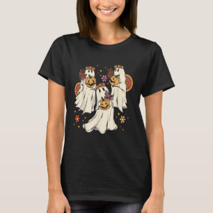 Halloween-Kostüm Boo Geist Grusel-Saison Vintage T-Shirt