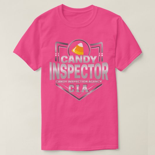 Halloween-Kostüm , Candy Inspector 2539 T-Shirt (Design vorne)