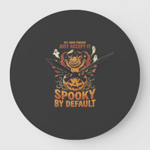 Halloween-Kostüm-Chaos Große Wanduhr