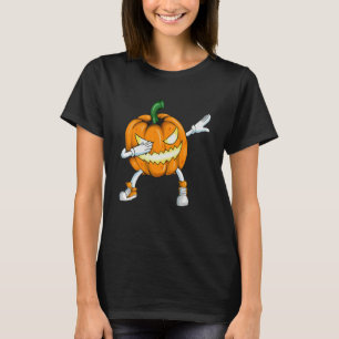 Halloween-Kostüm Dab Kürbiskopf macht Dabbing T-Shirt