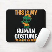 Halloween-Kostüm Das ist mein menschliches Kostüm, Mousepad (Mit Mouse)