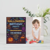 Halloween-Kostüm Einladung (Stehend Vorderseite)