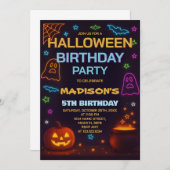 Halloween-Kostüm Einladung (Vorne/Hinten)