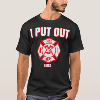Halloween-Kostüm-Feuerwehrmann - Feuer aussetzen T-Shirt