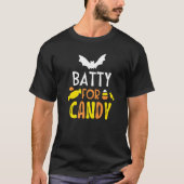 Halloween-Kostüm für Candy Trick oder Treten C T-Shirt (Vorderseite)